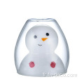 Snowman Snow Shape Double Wall Verre Boire